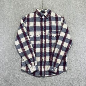 VINTAGE Roper‎ Shirt Youth 16 South Western Pearl Snap Plaid Stripe Aztec Cowboy